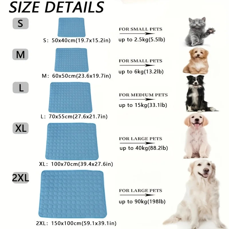 WoofAndWhiskers Self-Cooling Mat for Dogs & Cats