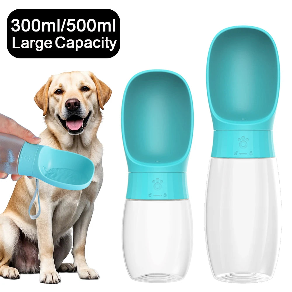 WoofAndWhiskers Pet Travel Water Bottle